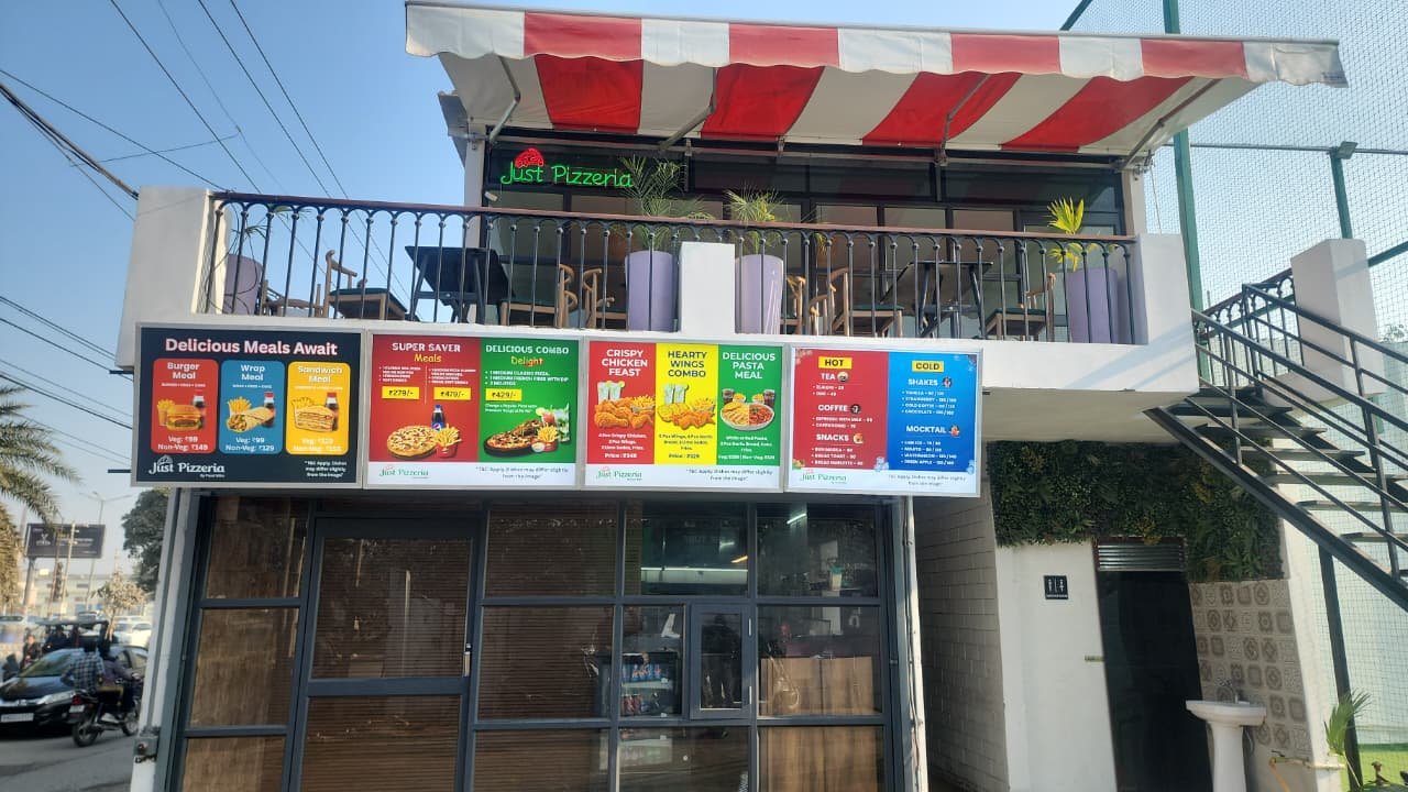 Just Pizzeria Banner